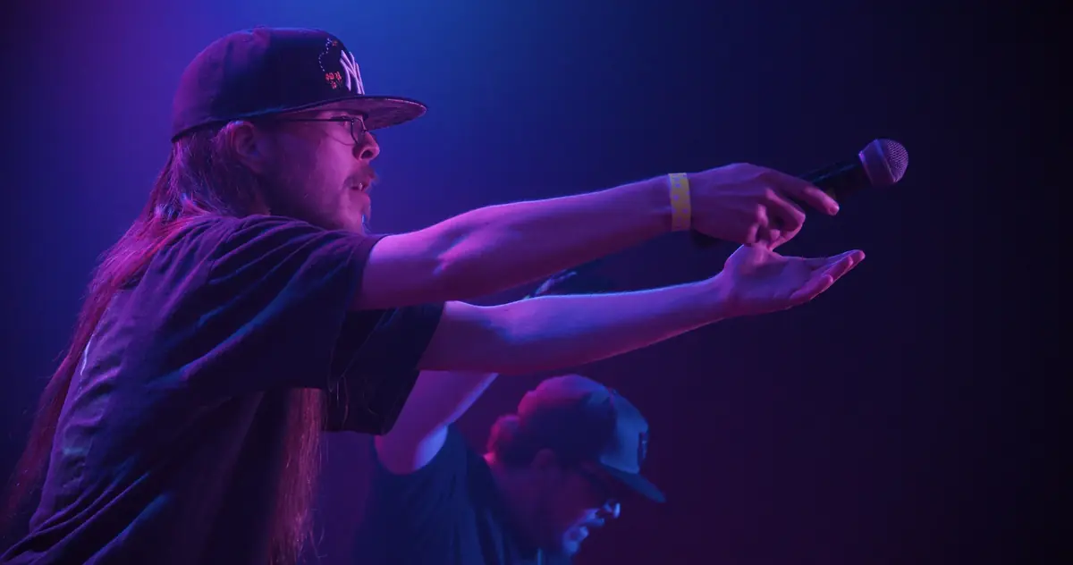 Jinx and Brother Cryptic-X performing live at The Waiting Room Omaha Nebraska